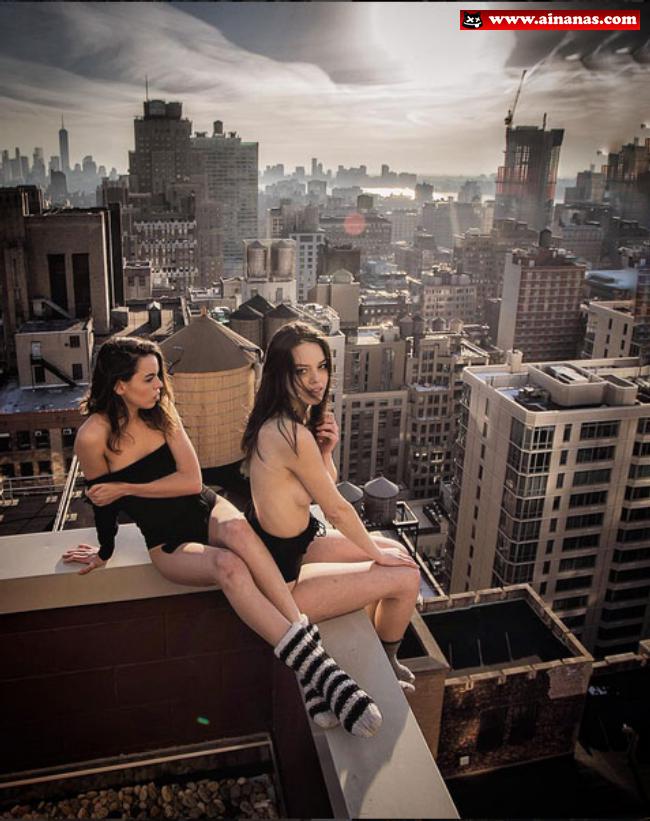 Mulheres lindas nos telhados - ainanas.com