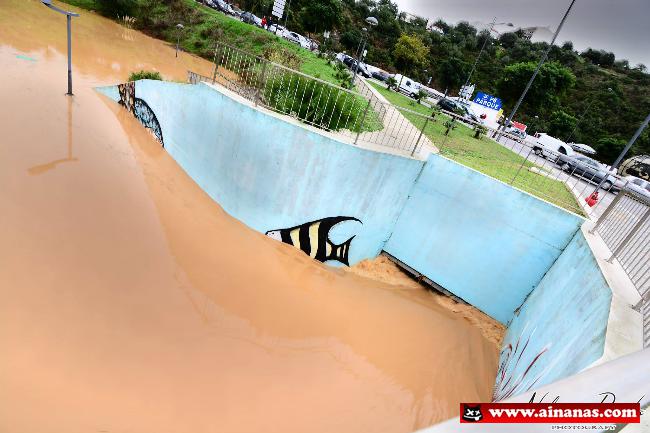 Inundações em Albufeira Cheias - Ainanas.com