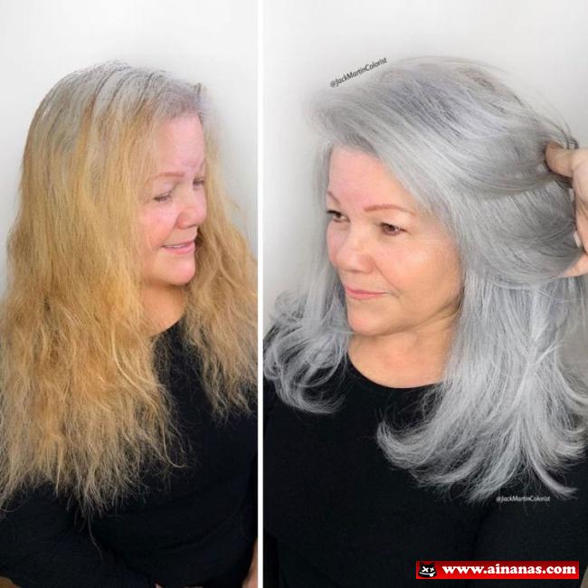 cabeleireiro especializa-se em cabelos brancos - ainanas.com