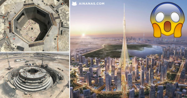 MEGA TORRE com mais de 1300m de Altura vai Rasgar o Céu do Dubai