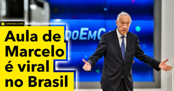 Videoaula de MARCELO REBELO DE SOUSA torna-se viral no Brasil