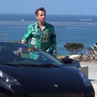 Vitaly usa Lamborghini para Apanhar Gold Diggers