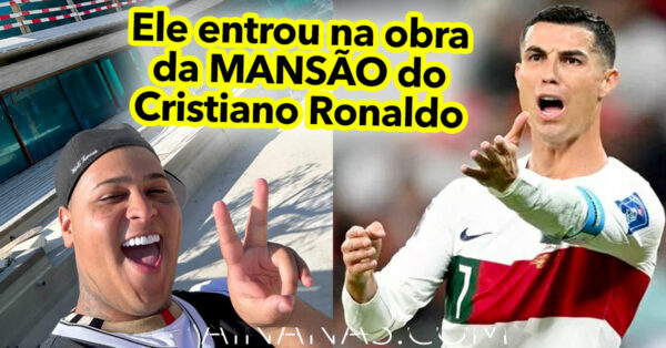 Ele entrou na obra da MEGA MANSÃO de Cristiano Ronaldo