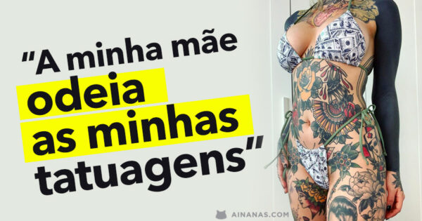 JOVEM TATUADA convence a mãe a fazer a sua primeira tatuagem