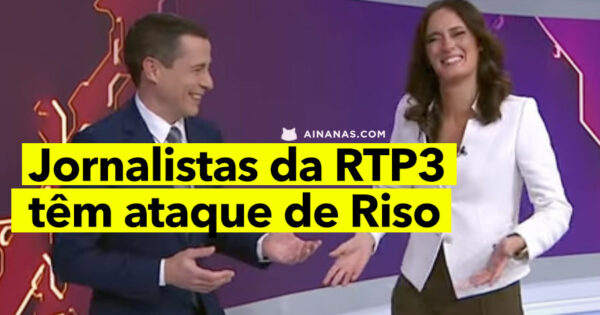 Jornalistas da RTP3 têm ataque de Riso em Direto