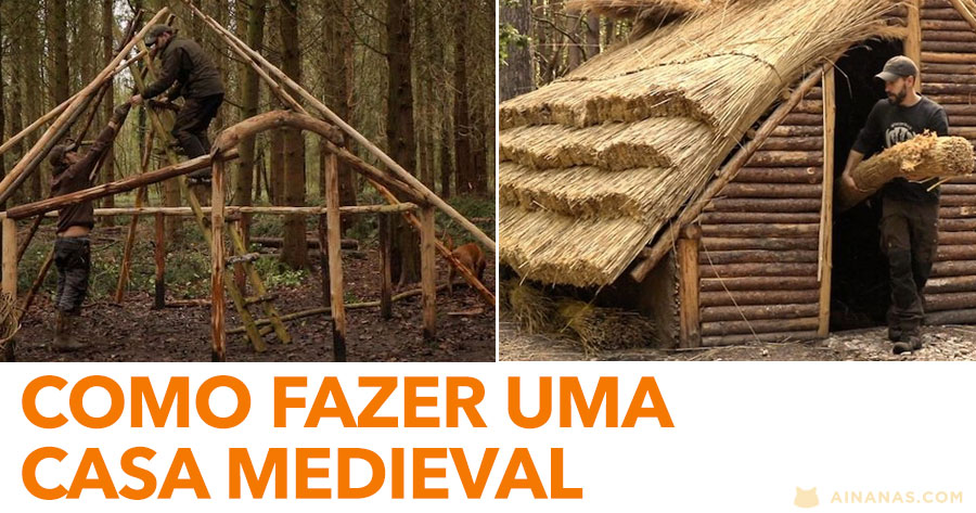 COMO CONSTRUIR UMA CASA MEDIEVAL PARA INICIO DE SURVIVAL