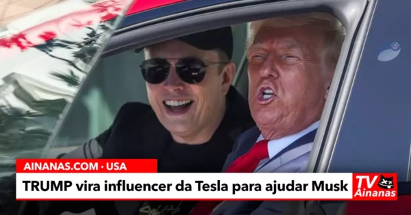 TRUMP vira Influencer da TESLA para Ajudar MUSK