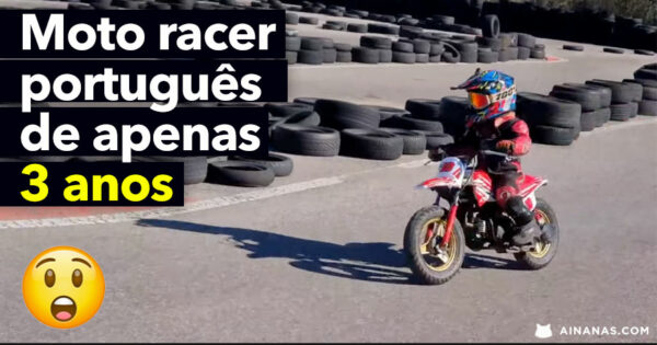 1° dia na escola · Moto Racer português de 3 ANOS