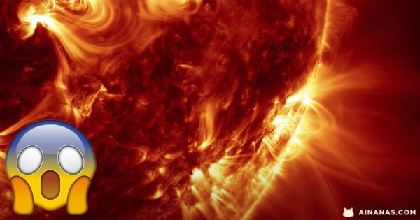 A DANÇA DO SOL registada em 4K com imagens da NASA