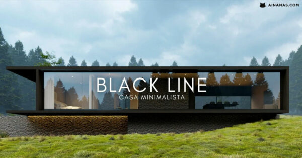 BLACK LINE: Casa suspensa de 120m2 com muita personalidade