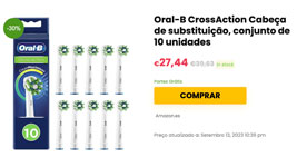 Pack 10 Recargas Oral-B Cross Action