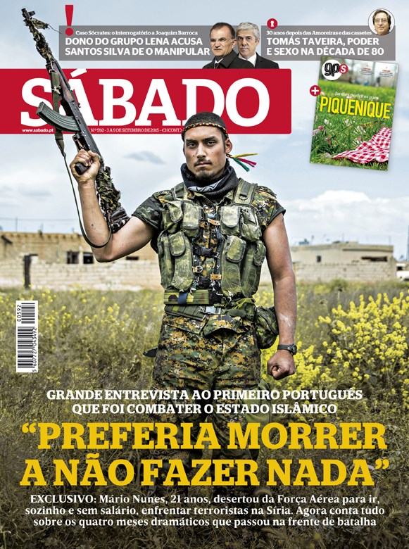 Português que combateu o ISIS