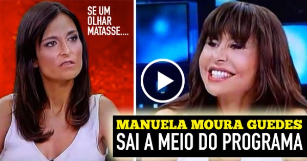 BARRACA NA BARCA: Manuela Moura Guedes Sai a Meio