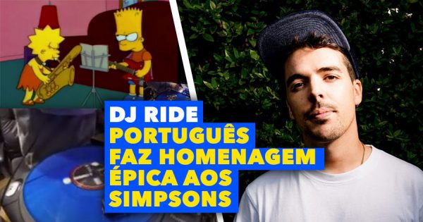 Português DJ RIDE parte tudo num scratch maligno dedicado aos Simpsons