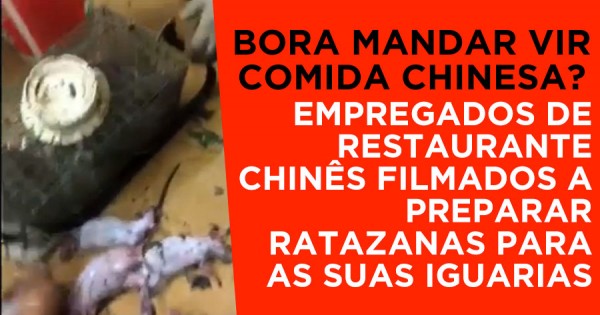 Empregados de Restaurante Chinês Preparam RATAZANAS