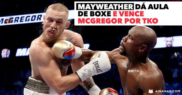 Mayweather dá Aula de Boxe e vence McGregor por TKO ao 10º Round
