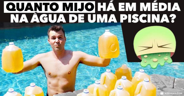 Quanto Mijo existe em média dentro de uma Piscina?