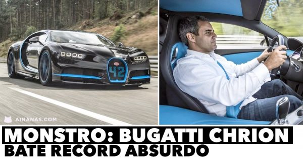 MONSTRO: Bugatti Chrion bate recorde incrível!