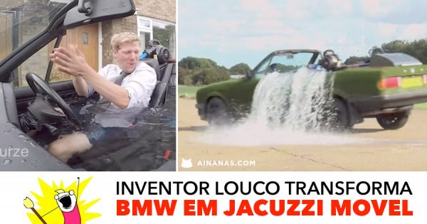 SPA SOBRE RODAS: inventor louco cria BMW Jacuzzi