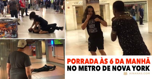 PORRADA às 6 da manhã no Metro de Nova York