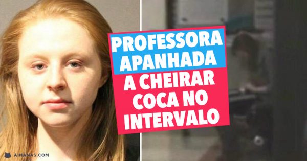 Professora Apanhada a CHEIRAR COCA no Intervalo