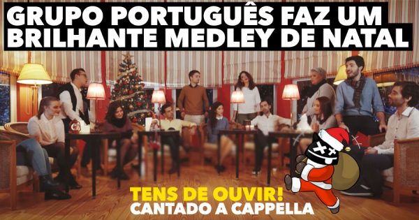 INCRÍVEL medley de Natal A Cappella dos Portugueses Contraponto