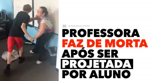 Professora FAZ DE MORTA após ser projetada por aluno
