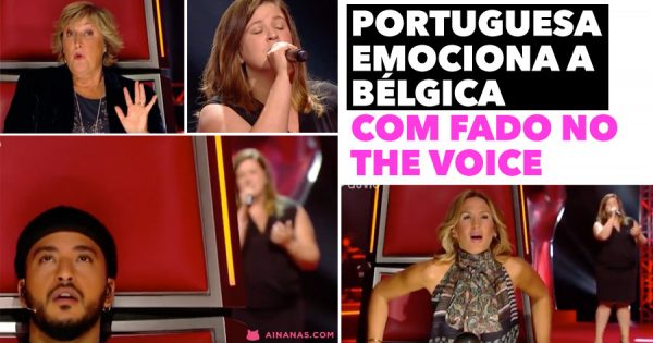 PORTUGUESA emociona a Bélgica com FADO no The Voice