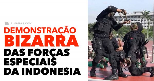 Demonstração BIZARRA das Forças Especiais da Indonésia