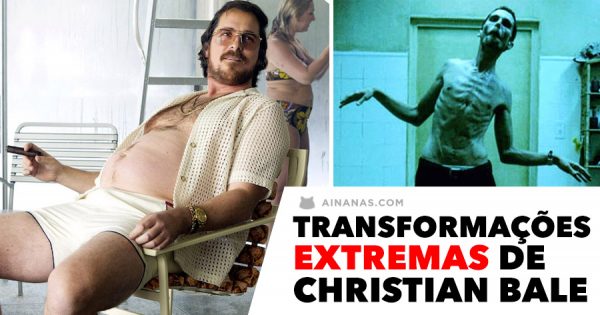 De obeso a esquelético. As transformações EXTREMAS de Christian Bale