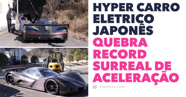 HYPER CARRO japonês quebra barreira surreal de aceleração!
