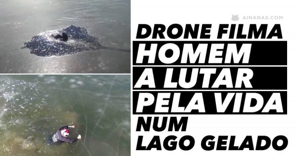Drone filma homem a LUTAR PELA VIDA