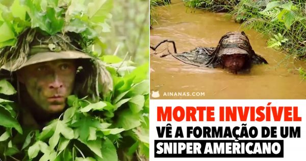 MORTE INVISÍVEL: Vê a formação de um Sniper Americano