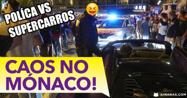CAOS no Mónaco: Polícia vs Super Carros