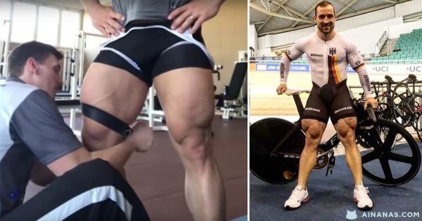 NEVER SKIP LEG DAY: este ciclista tem pernas monstruosas!