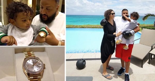 DJ Khaled compra Rolex de 34 mil dolares para o filho de 1 ano