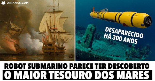 Robot Submarino parece ter descoberto o MAIOR TESOURO dos Mares