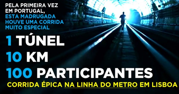 Esta Madrugada Houve Corrida na Linha do Metro em Lisboa