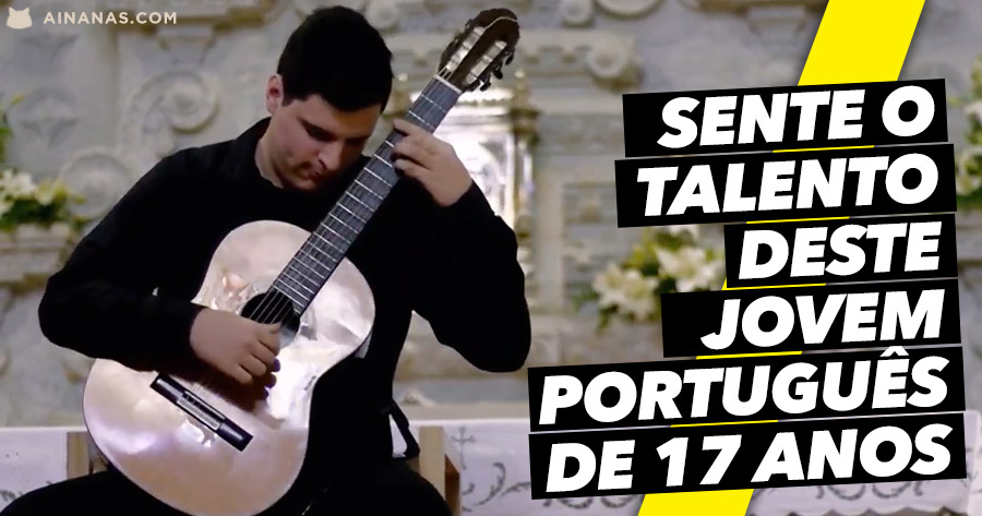 JOÃO CARVALHO: sente o talento deste guitarrista de 17 anos