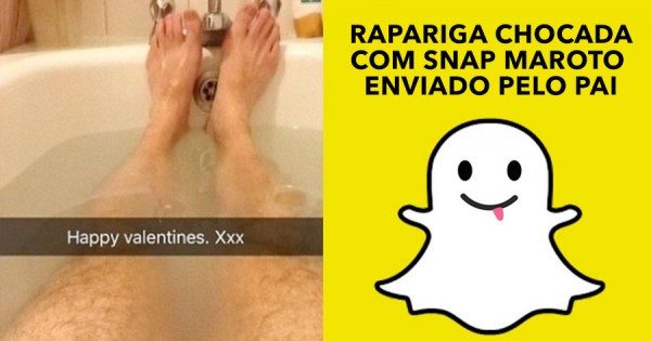 Rapariga MEGA ENVERGONHADA com Snap Atrevido do Pai