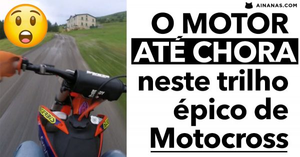 O MOTOR ATÉ CHORA neste trilho épico de Motocross