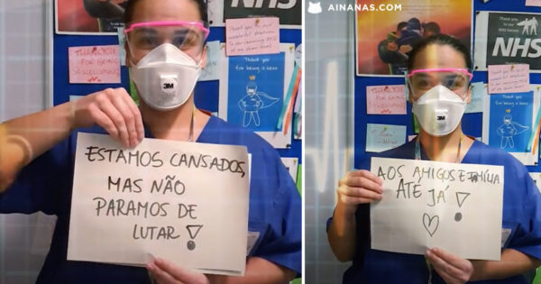 COVID-19: enfermeira portuguesa lembra que ainda não passou