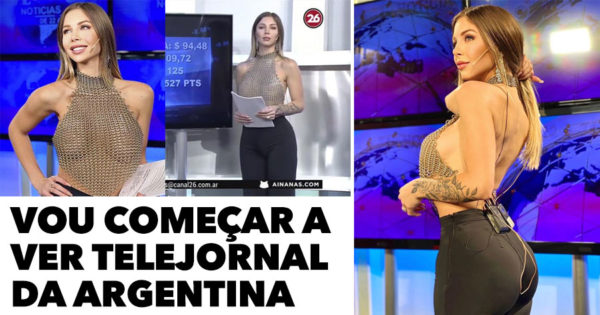 ROMINA MALASPINA vai fazer-te ver as notícias da Argentina