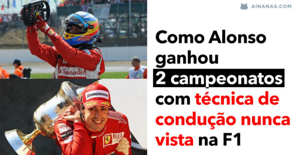 Como Alonso ganhou 2 campeonatos com técnica nunca vista na F1