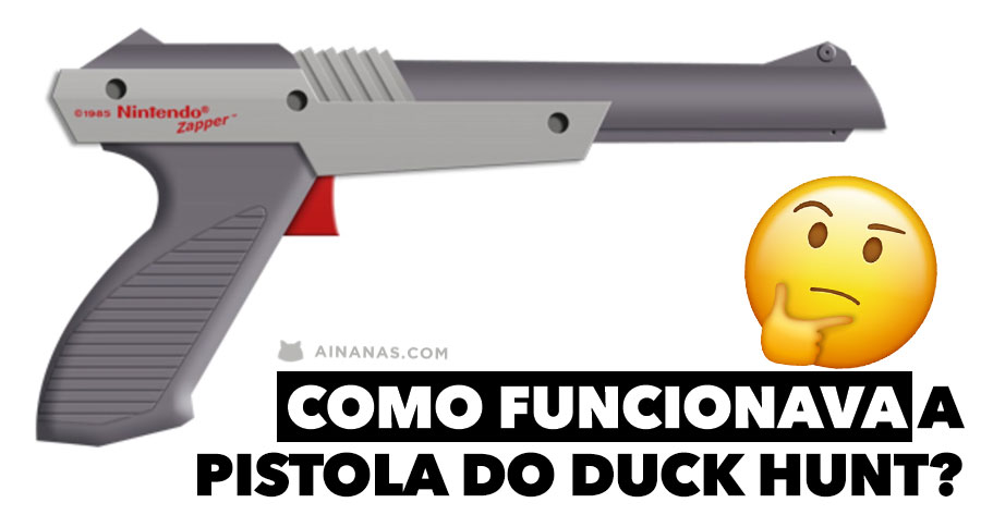 Como funcionava a pistola do jogo Duck Hunt?