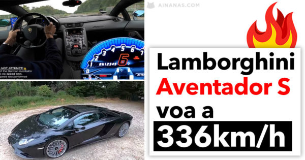 Lamborghini Aventador S V12 voa a 336km/h na Autobahn