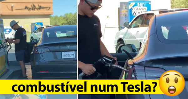 Nabo insiste em METER COMBUSTÍVEL num Tesla