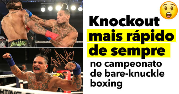 Knockout MAIS RÁPIDO do Bare-knuckle Boxing