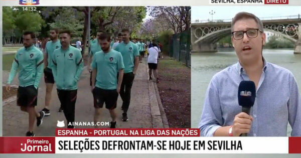 NUNO LUZ ENCRAVOU a meio de um direto