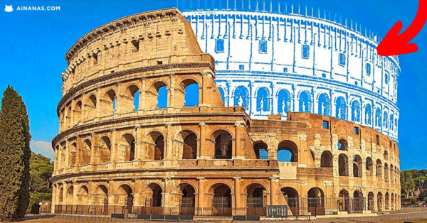 Onde foi parar a OUTRA METADE do Coliseu de Roma?